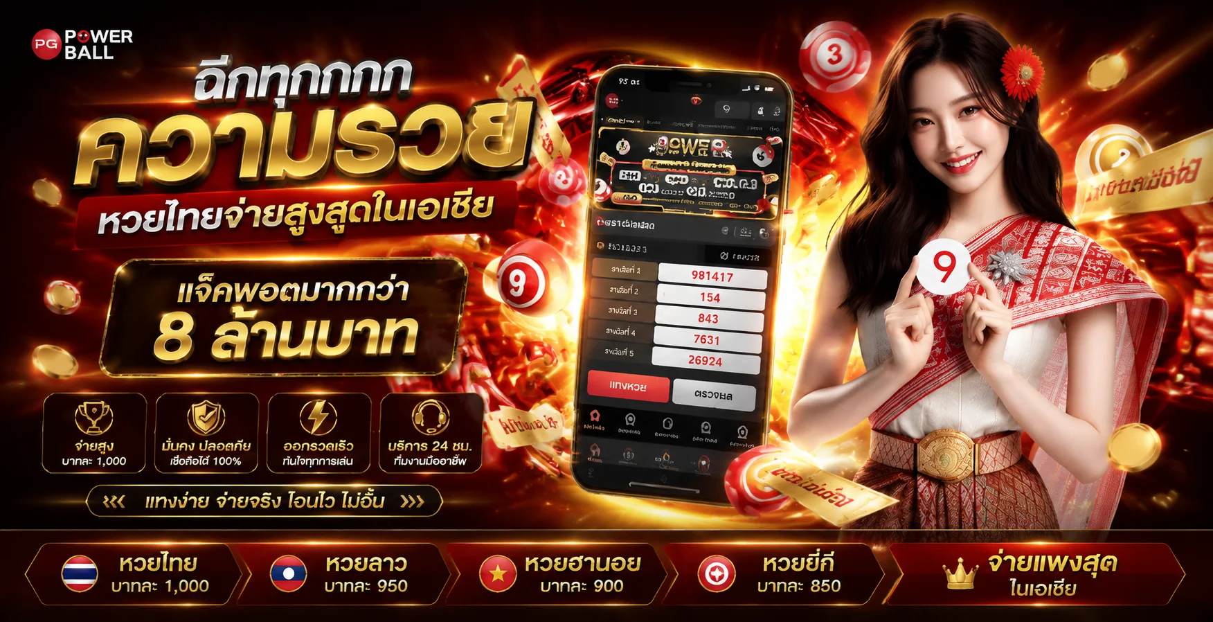 แทงหวยออนไลน์ Pigusso168vip ครบทุกสำนักหวย จ่ายสูง
